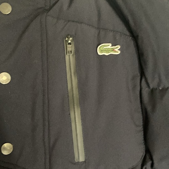Men’s navy blue Lacoste performance puffer jacket sz XL - 9/10 condition - Picture 2 of 5
